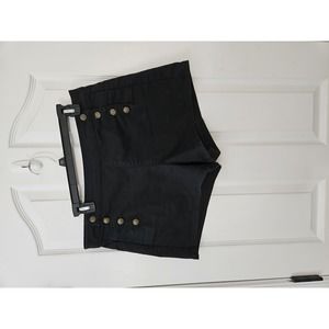 BLACKHEART Shorts HIgh waist Sailor Nautical Sz 13 Black